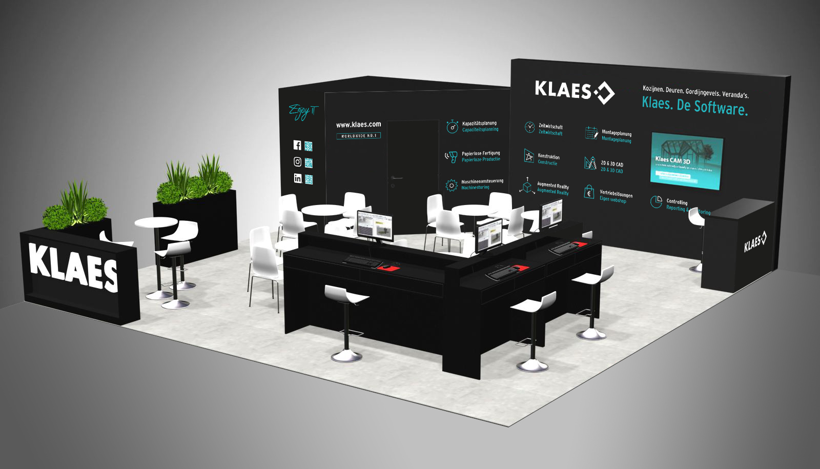 Enjoy IT bei Klaes auf der Polyclose – wieder in Halle 1, Stand 1552